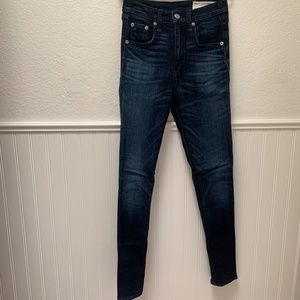 Rag & Bone Skinny Zipper Ankle Jean